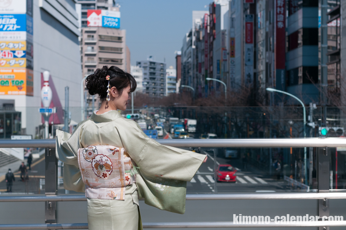 正絹 付け下げ 袋帯 袷