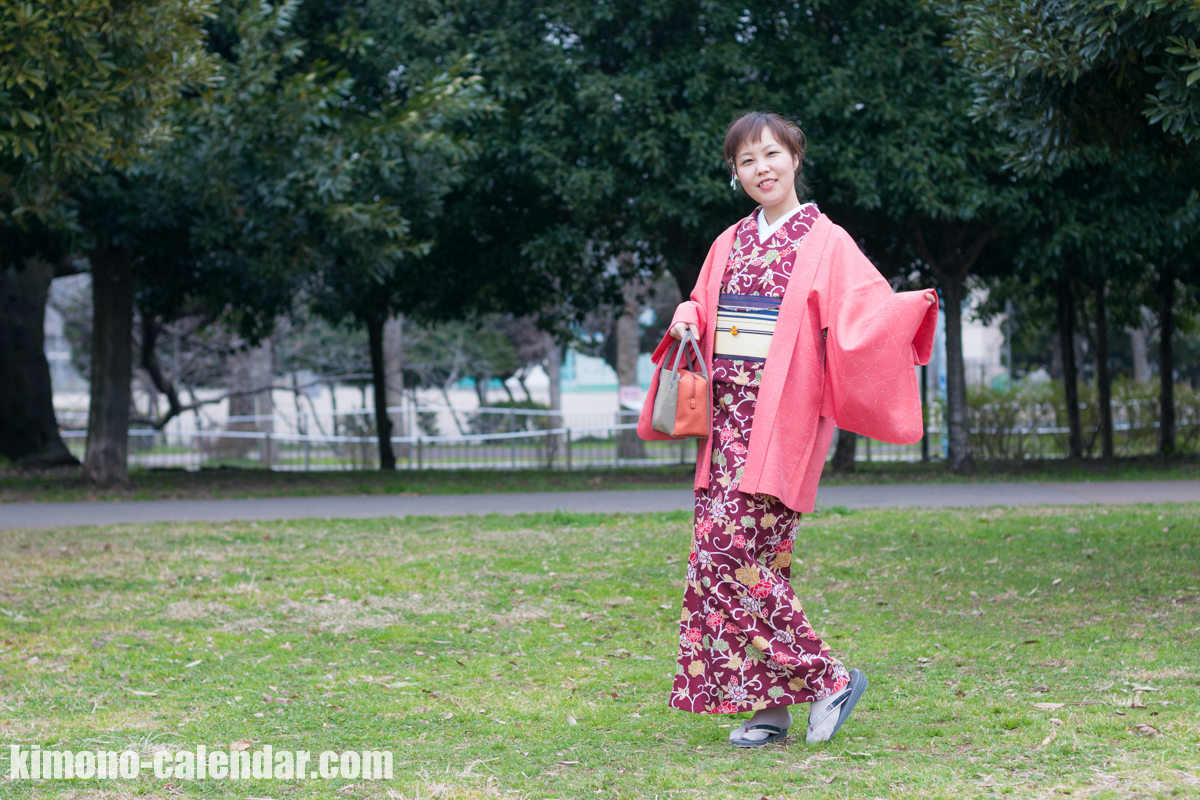 半幅帯 単 ウール