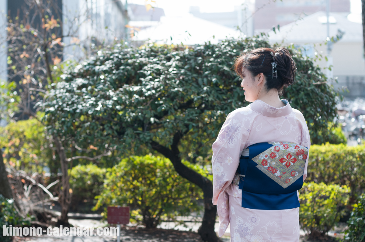 名古屋帯 ポリ 袷