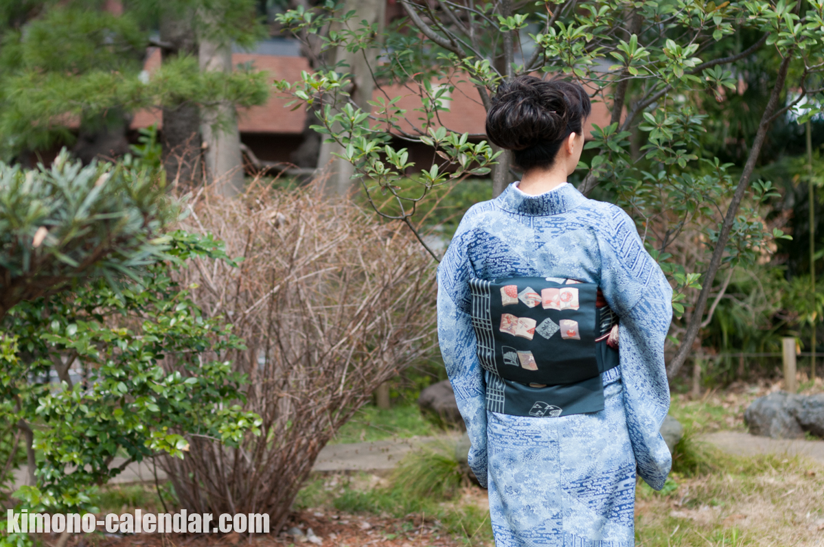 正絹 名古屋帯 袷