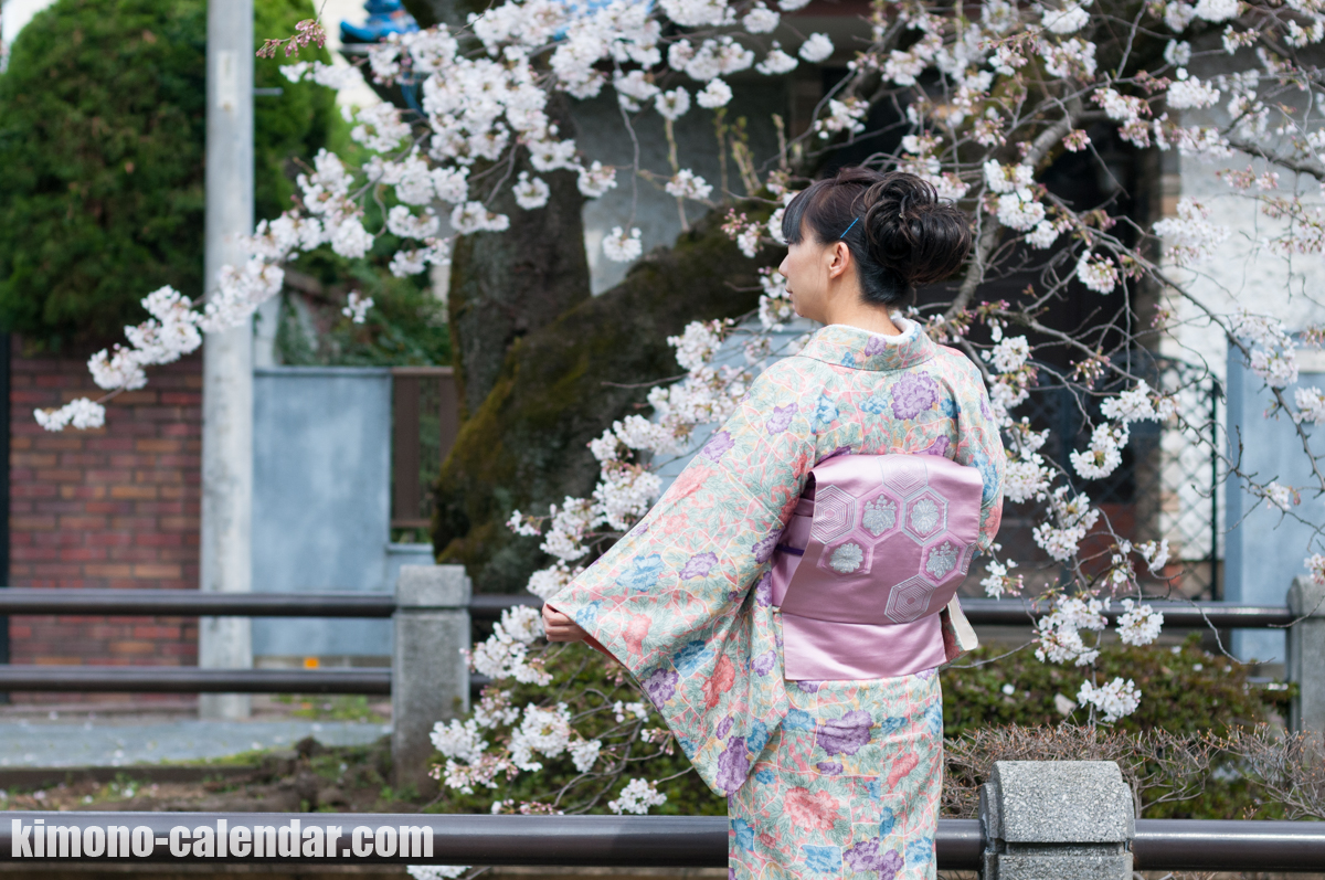 名古屋帯 正絹 袷