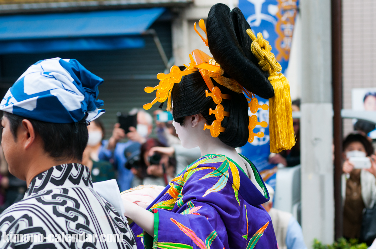 2016年4月9日@浅草観音うら一葉桜まつり