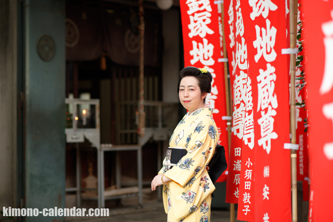 2016年10月5日@浅草 銭塚地蔵堂 日本髪