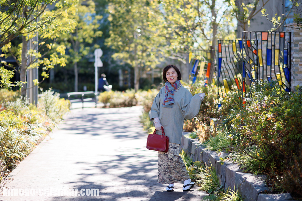 羽織と正絹の着物
