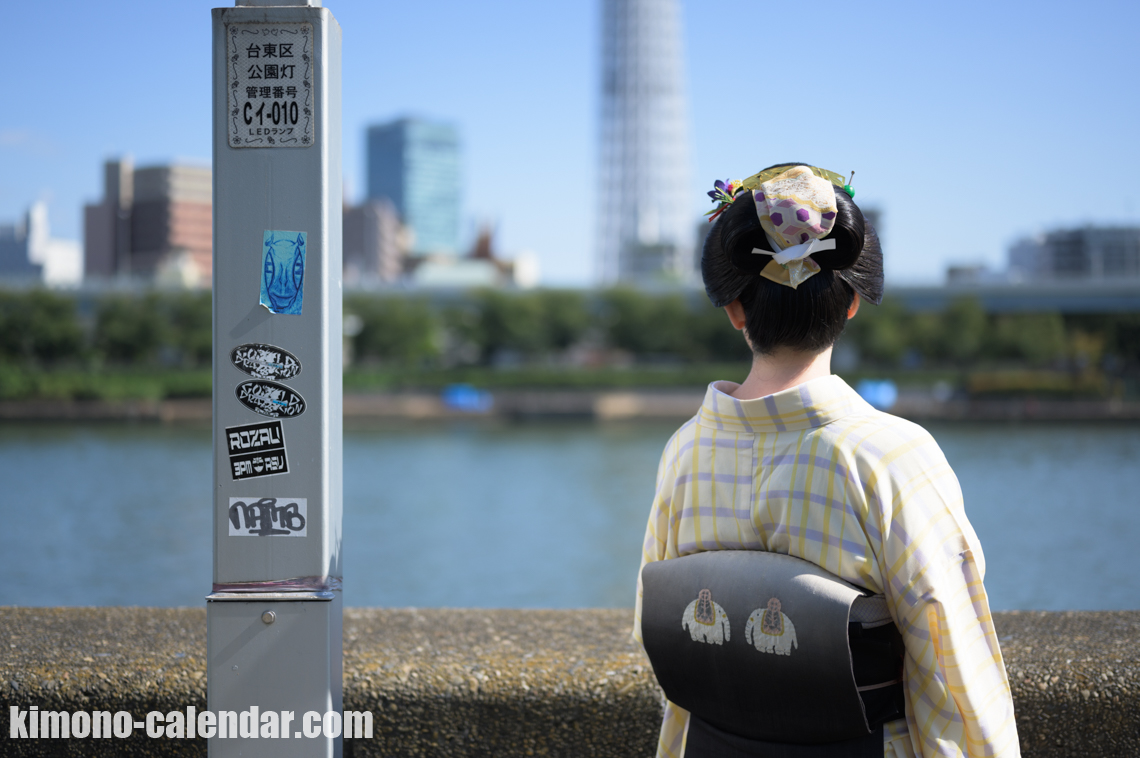 女性の上半身後姿写真=(