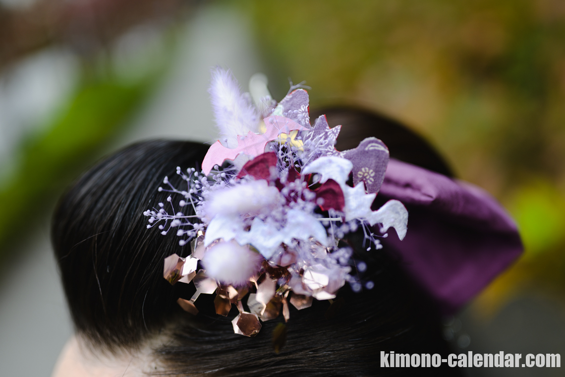 日本髪ハロウィン髪飾り