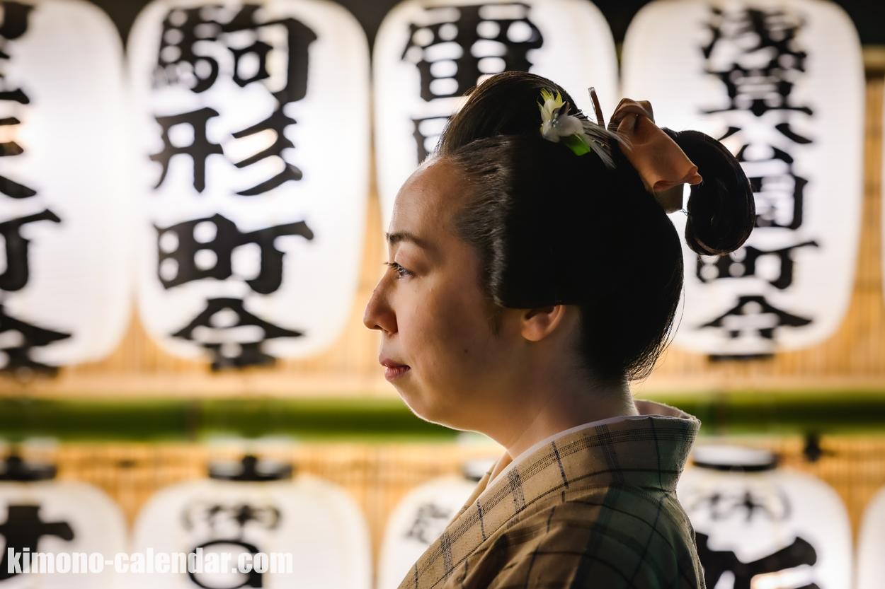 馬の尻尾 日本髪